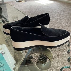 Donna Karan platform slip on sneakers